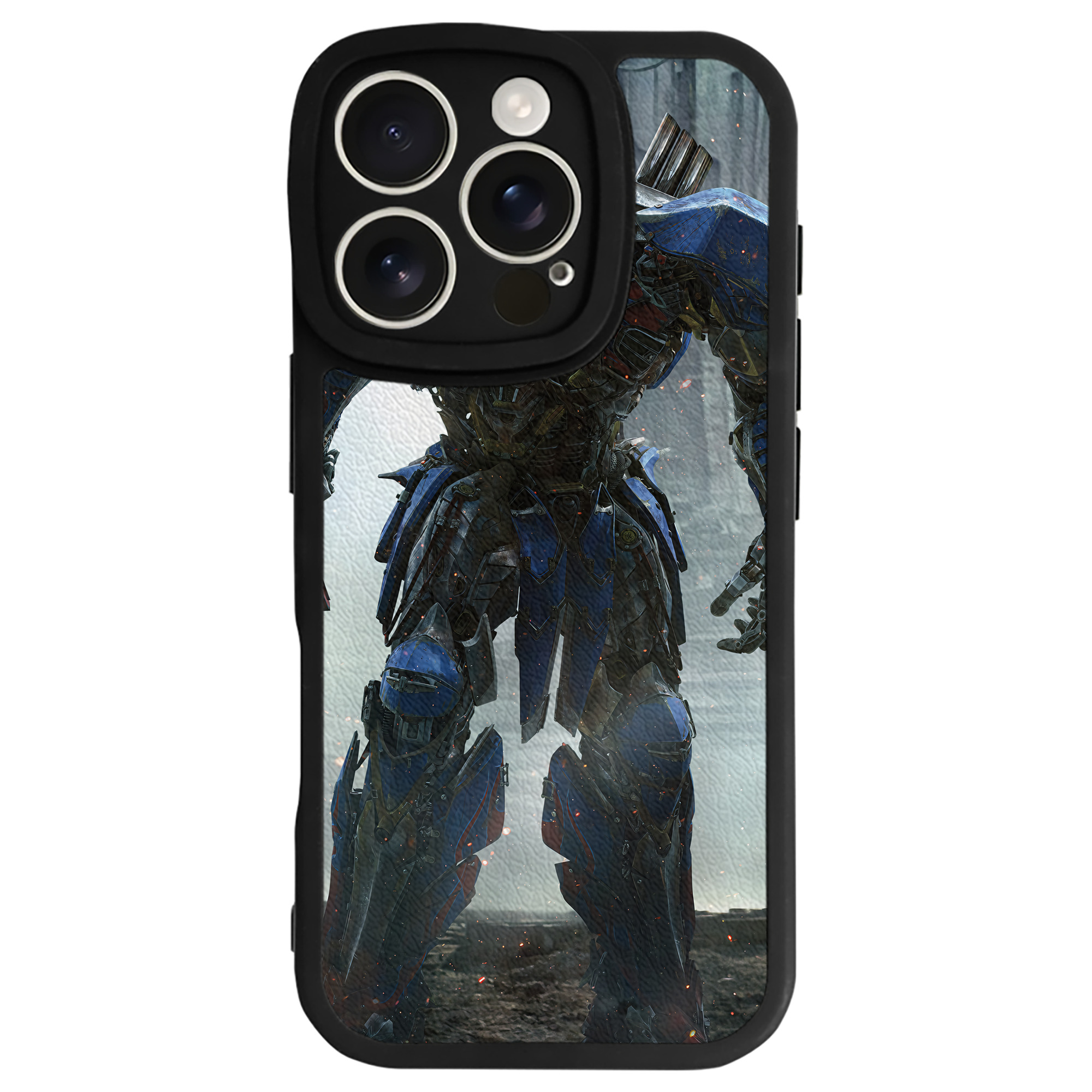 （画像用） Transformers トランスフォーマー 【iPhone 16シリーズ対応】シリコンスマホケース（レザー調） 材質：シリコン